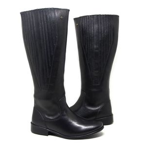 Bota Fem Comitiva Couro Preto - COM483