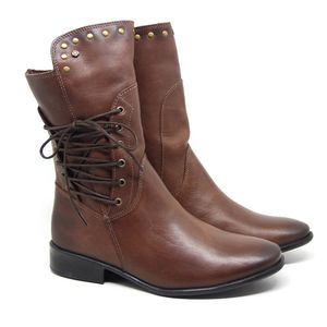 Bota Comitiva Couro Pinhão - COM456G