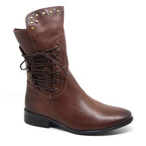 Bota Comitiva Couro Pinhão - COM456G
