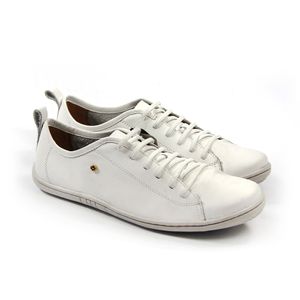 Tênis Feminino de Elástico Fiz2640 em Couro Branco