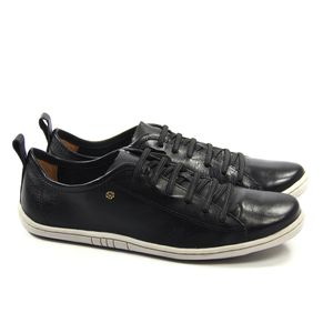 Tênis Feminino de Elástico Fiz2640 em Couro Preto Burned