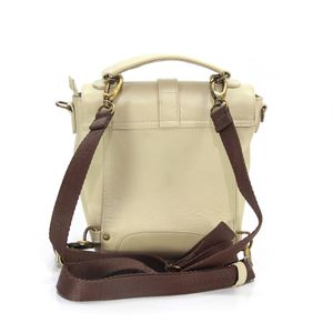 Bolsa BBP007 em Couro Off White