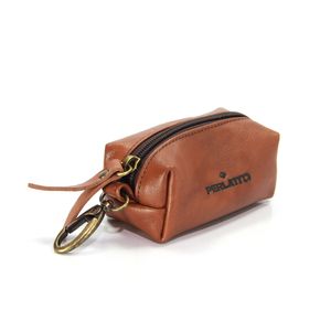 Bolsa Chaveiro Bpa006 em Couro Tan