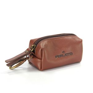 Bolsa Chaveiro Bpa006 em Couro Mogno