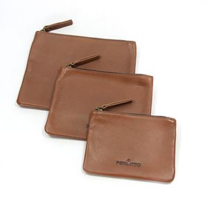 Kit Necessaire Bpa005 em Couro Tabaco