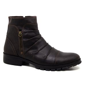 Coturno Roc1345 em Couro Chocolate Lixado