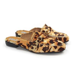 Mule Tro1157L em Couro Animal P Amarelo