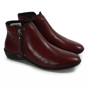 Bota Feminina Angel em Couro Merlot - ANG013