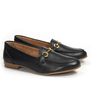 Sapato Feminino TRO1154L Couro Preto