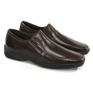 Sapato Social Masculino - Couro Café Burned - MED002