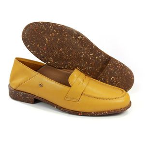 Mocassim Luna Couro Girassol - LUN1003