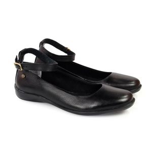 Sapatilha Angel Couro Preto - ANG1013