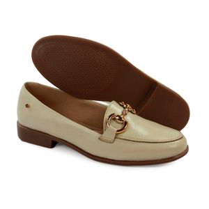 Mocassim Luna Couro Cristal - LUN1001