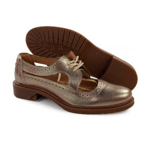 Sapato Kate Couro Prata Velha - KAT033