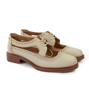 Sapato Kate Couro Cristal Off White - KAT032