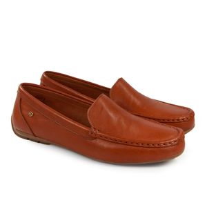Mocassim Lady Couro Tan Lustro - LAD001