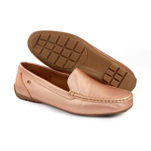 Mocassim Lady Couro Cobre - LAD002