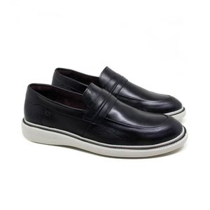 Sapato Rotterdam Couro Preto - ROT005
