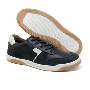 Sapatenis Monterrey Couro Preto Off White - MTR013
