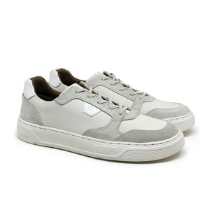 Sapatenis Michigan Couro Off White Gelo - MIC015