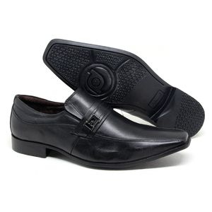 Sapato Zurich Couro Preto - ZUR005