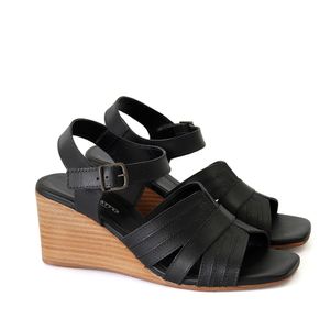 Sandalia Anita Couro Preto - ANI1163