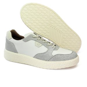 Tênis Oregon Couro Branco Off White - ORE002