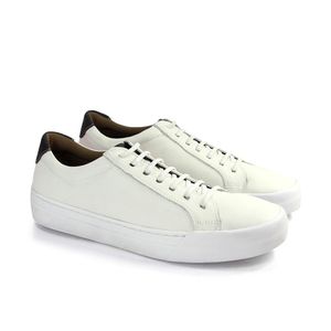 Tênis Denver Couro Gelo Preto - DEN015