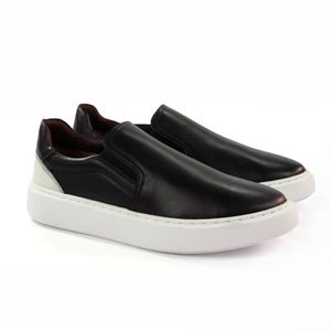 Tênis Detroit Couro Preto Gelo - DET020