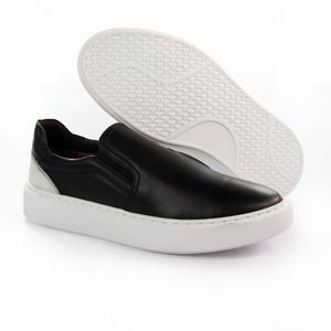 Tênis Detroit Couro Preto Gelo - DET020
