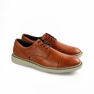 Sapato Rotterdam Couro Tan - ROT001