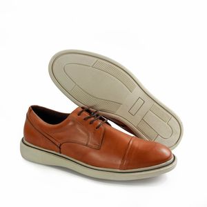 Sapato Rotterdam Couro Tan - ROT001