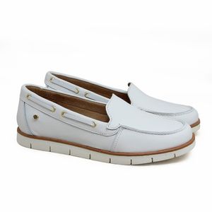 Mocassim Donna Couro Roma Gelo - DON009L