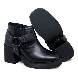 Bota Stuttgart Couro Preto - STU014