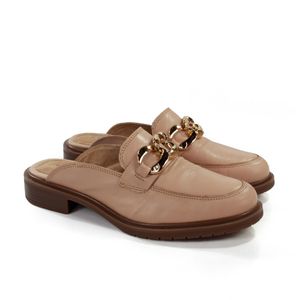 Mule Kate Couro Pessego - KAT011