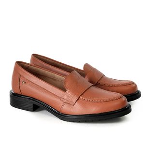 Sapato Kate Couro Tan - KAT054