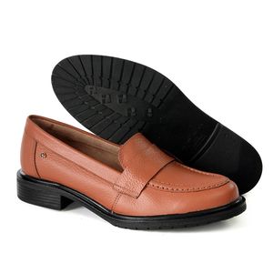 Sapato Kate Couro Tan - KAT054