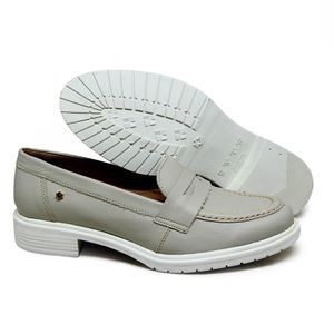 Sapato Kate Couro Off White - KAT053