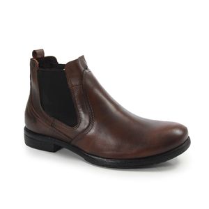 Coturno Guadalupe Couro Pinhão Preto - GUA9330L
