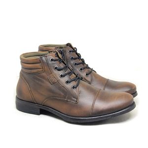 Bota Guadalupe Couro Tan Velluto - GUA9329L