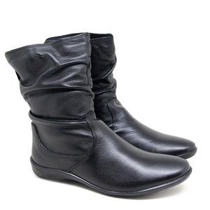 Bota Angel Couro Preto - ANG001