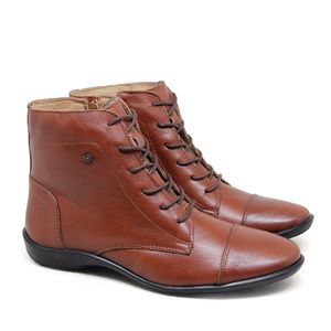 Bota Angel Couro Mogno - ANG018