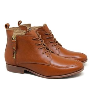 Bota Luna Couro Tan - LUN021V