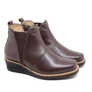 Bota Nice Couro Terracota - NIC037