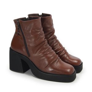 Bota Stuttgart Couro Mogno - STU008
