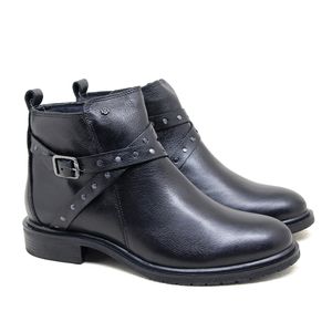 Bota Diana Couro Preto - DIA018