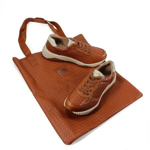 Tenis Sky Tan Tressê Tan Gelo - SKY003L