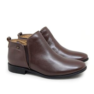 Bota Luna Couro Terracota - LUN023