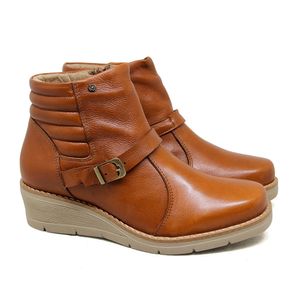 Bota Nice Couro Tan - NIC041