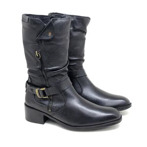 Bota Liege Couro Preto - LIE015